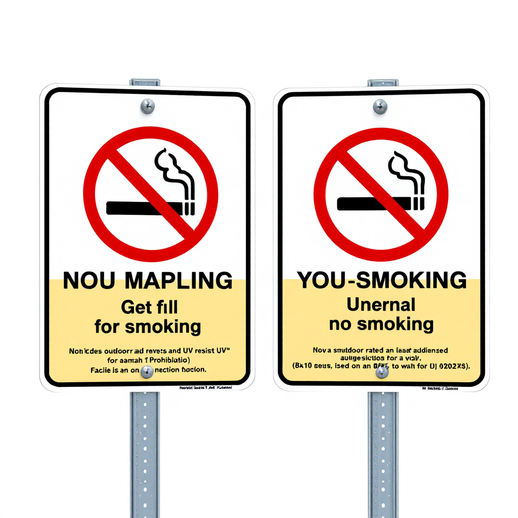 No Smoking/Vaping Sign